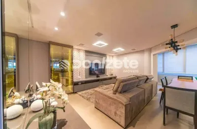 Apartamento 3 suítes com 160 m², varanda gourmet e 4 vagas na Vila Assunção, Santo André