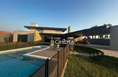 Casa com 3 suítes à venda, 550 m² por r$ 5.500.000 - eco residencial fazenda jequitibá - sorocaba/sp