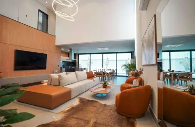 Casa com 4 suítes à venda de porteira fechada - alphaville nova esplanada - votorantim/sp