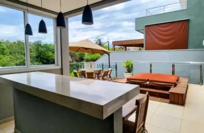 Luxuosa casa em condomínio à venda em campinas-sp, parque das quaresmeiras: 4 quartos, 4 suítes, 3 salas, 6 banheiros, 4 vagas, 300m².