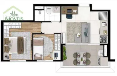 Apartamento com 2 dormitórios à venda, 42 m² por r$ 418.000,00 - barra funda - são paulo/sp
