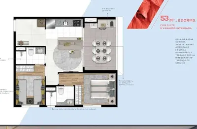 Apartamento à venda, no side barra funda em são paulo, barra funda, com 2 quartos, 53.70m²
