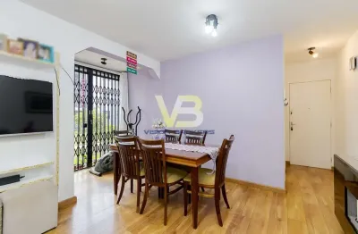 Excelente apartamento 64m2, com 3 dormitórios, suíte e sacada por r$338.000,00 em guabirotuba/ubera