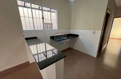 Casa nova pra locação 2 quartos na planejada ii em bragança paulista