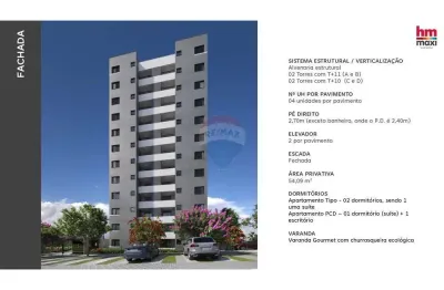 Apartamento com 2 quartos à venda no Centro, Extrema 