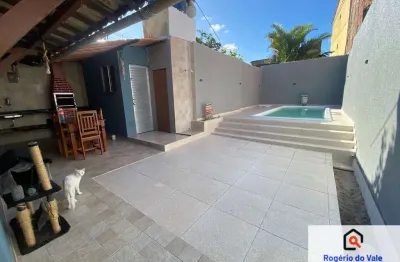Arembepe casa 2/4 piscina área gourmet, loteamento fonte das águas
