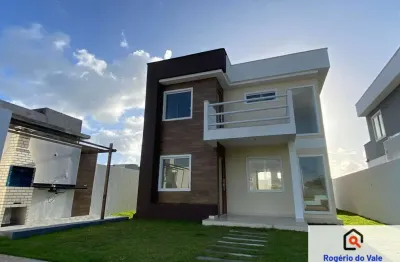 Casa em condomínio fechado com 3 quartos à venda na Rodovia Ba-099, s/n, Arembepe (Abrantes), Camaçari