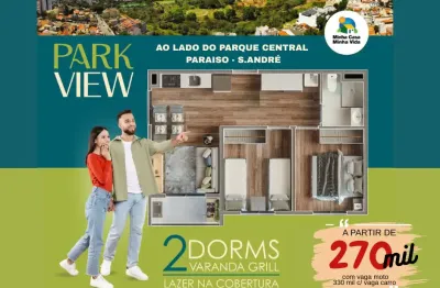 Park view ao lado parque central - lançamento minha casa minha vida