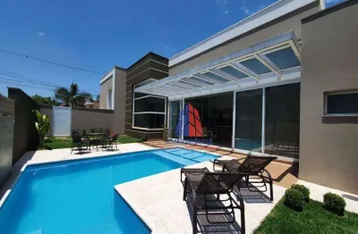 Casa com 3 dormitórios à venda, 300 m² por r$ 3.200.000,00 - loteamento residencial jardim villagio ii - americana/sp