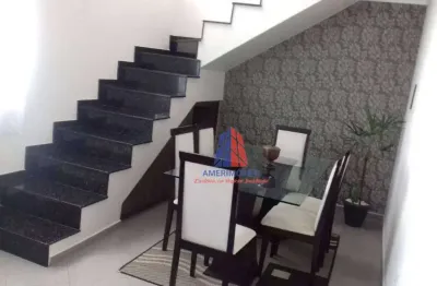 Sobrado com 3 dormitórios à venda, 140 m² por r$ 479.000,00 - praia azul - americana/sp