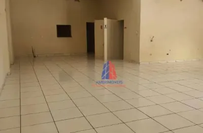 Salão para alugar, 230 m² por r$ 6.000,00/mês - centro - americana/sp