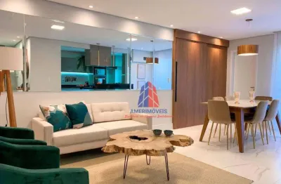 Apartamento com 3 dormitórios à venda, 101 m² por r$ 860.000,00 - jardim dona judith - americana/sp