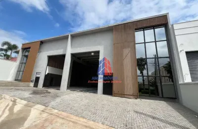 Galpão para alugar, 652 m² por r$ 16.312,17/mês - loteamento industrial machadinho - americana/sp