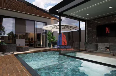 Casa com 3 dormitórios à venda, 260 m² por r$ 2.200.000,00 - parque fortaleza - nova odessa/sp