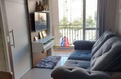 Apartamento com 2 dormitórios à venda, 45 m² por r$ 270.000,00 - cariobinha - americana/sp