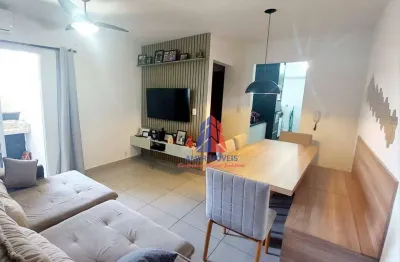 Apartamento com 2 dormitórios à venda, 58 m² por r$ 290.000,00 - jardim são domingos - americana/sp