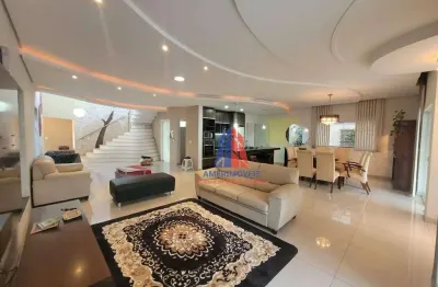 Sobrado com 3 dormitórios para alugar, 290 m² por r$ 8.917,80/mês - jardim imperador - americana/sp
