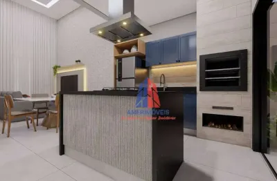 Casa com 2 dormitórios à venda, 105 m² por r$ 490.000,00 - loteamento residencial pacaembu - americana/sp