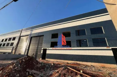 Galpão para alugar, 268 m² por r$ 6.000,00/mês - loteamento industrial machadinho - americana/sp