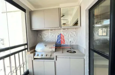 Apartamento com 3 dormitórios à venda, 70 m² por r$ 800.000,00 - jardim ipiranga - americana/sp
