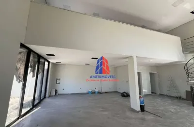 Salão para alugar, 141 m² por r$ 7.059,00/mês - jardim terramérica i - americana/sp