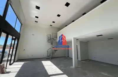 Salão para alugar, 143 m² por r$ 5.200,00/mês - jardim terramérica i - americana/sp