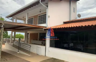 Chácara com 3 dormitórios à venda, 3000 m² por r$ 950.000,00 - chácaras de recreio hélico - santa bárbara d'oeste/sp