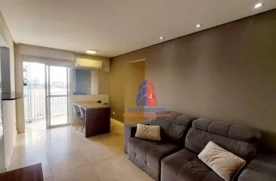 Apartamento com 3 dormitórios para alugar, 70 m² por r$ 3.815,00/mês - jardim santana - americana/sp
