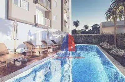 Apartamento com 2 dormitórios à venda, 55 m² por r$ 330.000,00 - jardim são domingos - americana/sp