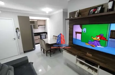 Apartamento com 2 dormitórios à venda, 55 m² por r$ 330.000 - jardim dona regina - santa bárbara d'oeste/sp