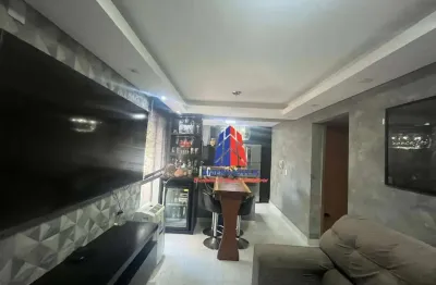Apartamento com 2 dormitórios à venda, 45 m² por r$ 250.000,00 - jardim terramérica i - americana/sp