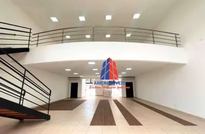 Salão para alugar, 320 m² por r$ 8.500,00/mês - jardim girassol - americana/sp