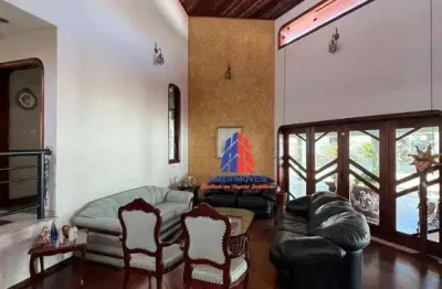 Casa com 6 dormitórios, 470 m² - venda por r$ 3.500.000,00 ou aluguel por r$ 15.420,60/mês - chácara machadinho ii - americana/sp