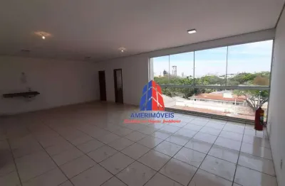 Sala para alugar, 78 m² por r$ 1.696,00/mês - jardim girassol - americana/sp