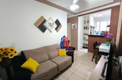 Apartamento com 2 dormitórios à venda, 50 m² por r$ 215.000 - loteamento industrial machadinho - americana/sp