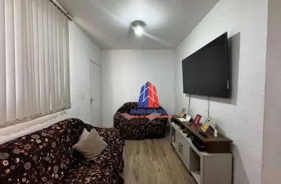 Apartamento com 2 dormitórios à venda, 49 m² por r$ 220.000 - conserva - americana/sp