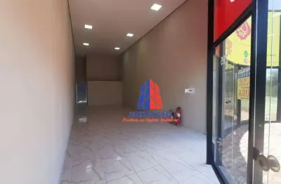 Salão para alugar, 93 m² por r$ 1.122/mês - praia azul - americana/sp