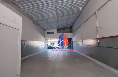 Salão para alugar, 154 m² por r$ 6.207/mês - chácara machadinho i - americana/sp