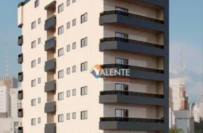 Lançamento apartamento com 2 dormitórios à venda, 53 m² por r$ 458.400 - canto do forte - praia grande/sp