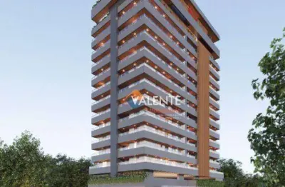 Apartamento com 2 dormitórios à venda, 105 m² por r$ 660.000,00 - canto do forte - praia grande/sp