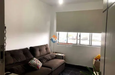 Apartamento com 1 dormitório à venda, 70 m² por r$ 210.000,00 - vila nossa senhora de fátima - são vicente/sp