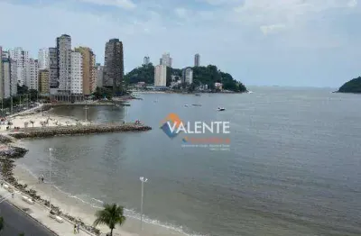 Apartamento porteira fechada - com 4 dormitórios à venda, 205 m² por r$ 900.000 - centro - são vicente/sp