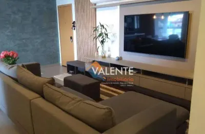 Apartamento com 3 dormitórios à venda, 118 m² por r$ 1.272.000,00 - boqueirão - praia grande/sp