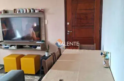Apartamento com 2 dormitórios à venda, 47 m² por r$ 110.000,00 - vila ema - são vicente/sp