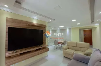 Apartamento com 3 dormitórios, 132 m² - venda por r$ 750.000,00 ou aluguel por r$ 6.000,00/mês - aviação - praia grande/sp