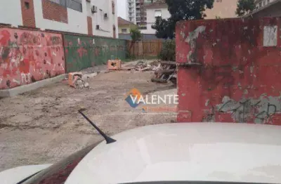 Terreno à venda, 334 m² por r$ 2.300.000,00 - aparecida - santos/sp