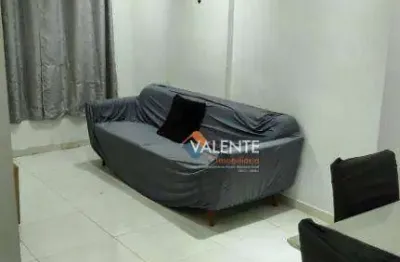 Apartamento com 2 dormitórios à venda, 55 m² por r$ 265.000,00 - chico de paula - santos/sp