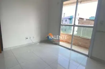 Apartamento com 2 dormitórios para alugar, 80 m² por r$ 2.500,00/mês - catiapoã - são vicente/sp