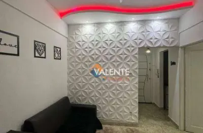 Apartamento com 1 dormitório à venda, 35 m² por r$ 220.000,00 - centro - são vicente/sp