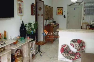 Apartamento com 1 dormitório à venda, 55 m² por r$ 225.000,00 - centro - são vicente/sp